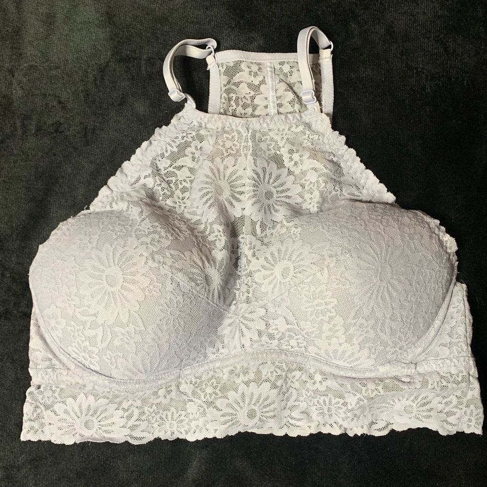 Pink Victoria’s Secret, lace bralette, large